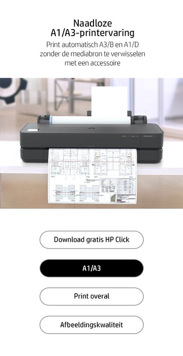HP Designjet Studio Steel 24-in Printer imprimante pour grands formats Wifi A jet d'encre thermique Couleur 2400 x 1200 DPI 610 x 1897 mm Ethernet/LAN