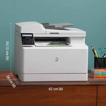 HP Color LaserJet Pro Imprimante multifonction M183fw, Couleur, Imprimante pour Impression, copie, scan, fax, Chargeur automatique de documents de 35 feuilles; Eco-énergétique; Sécurité renforcée; Wi-Fi double bande