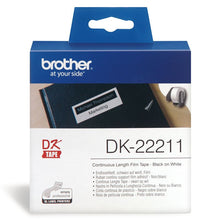 Brother DK-22211 ruban d'étiquette Noir sur blanc