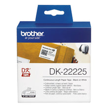 Brother DK-22225 ruban d'étiquette Noir sur blanc