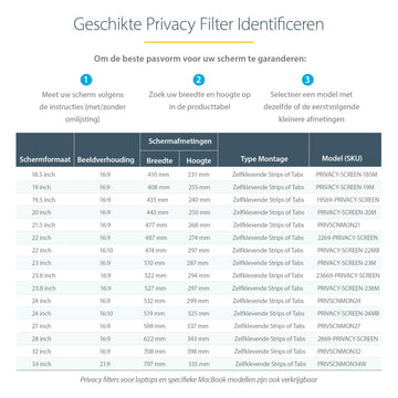 StarTech.com PRIVACY-SCREEN-185M filtre anti-reflets pour écran et filtre de confidentialité Filtre de confidentialité sans bords pour ordinateur 47 cm (18.5")