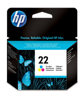 HP 22 cartouche d'encre trois couleurs authentique