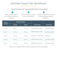 StarTech.com 14L-PRIVACY-SCREEN filtre anti-reflets pour écran et filtre de confidentialité Filtre de confidentialité sans bords pour ordinateur 35,6 cm (14")