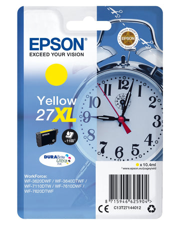 Epson Alarm clock C13T27144012 cartouche d'encre 1 pièce(s) Original Rendement élevé (XL) Jaune Epson