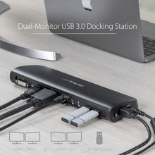 StarTech.com USB3SDOCKHDV station d'accueil Avec fil USB 3.2 Gen 1 (3.1 Gen 1) Type-B Noir
