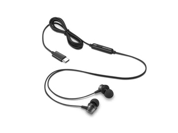 Lenovo 4XD1J77351 headphones/headset Casque Avec fil Ecouteurs Bureau/Centre d'appels USB Type-C Noir
