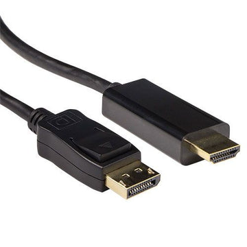 ACT AK3990 câble vidéo et adaptateur 1,8 m DisplayPort HDMI Noir ACT