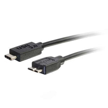 C2G USB 3.0, C - Micro B, 2m câble USB USB 3.2 Gen 1 (3.1 Gen 1) USB C Micro-USB B Noir C2G