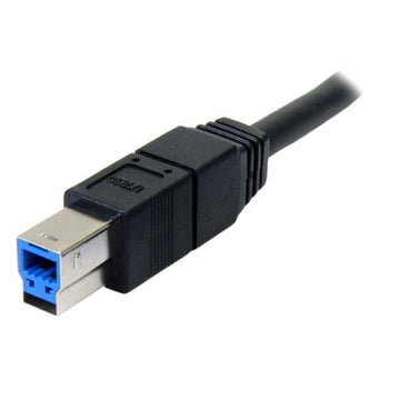 StarTech.com 3m, USB 3.0-A - USB 3.0-B câble USB USB 3.2 Gen 1 (3.1 Gen 1) USB A USB B Noir StarTech.com