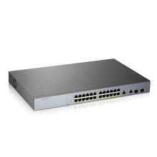 Zyxel GS1350-26HP-EU0101F commutateur réseau Géré L2 Gigabit Ethernet (10/100/1000) Connexion Ethernet, supportant l'alimentation via ce port (PoE) Gris Zyxel