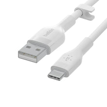 Belkin BOOST↑CHARGE Flex câble USB 2 m USB 2.0 USB C Blanc Belkin
