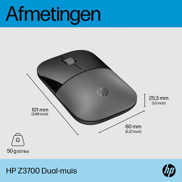 HP Z3700 Dual SLV Wireless Mouse EMEA-IN