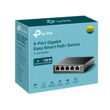 TP-Link TL-SG105MPE commutateur réseau L2 Gigabit Ethernet (10/100/1000) Connexion Ethernet, supportant l'alimentation via ce port (PoE) Noir