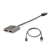 StarTech.com MST14DP122DP câble vidéo et adaptateur 0,3 m DisplayPort 2 x DVI Gris