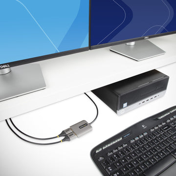 StarTech.com MST14DP122DP câble vidéo et adaptateur 0,3 m DisplayPort 2 x DVI Gris