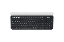 Logitech K780 Multi-Device Wireless Keyboard clavier RF sans fil + Bluetooth QWERTY Anglais Gris, Blanc Logitech