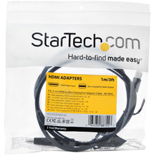 StarTech.com HD2MDPMM1M câble vidéo et adaptateur 1 m HDMI Type A (Standard) Mini DisplayPort Noir StarTech.com