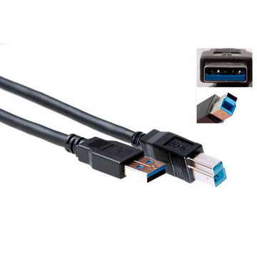 ACT 1m, USB 3.0 câble USB USB 3.2 Gen 1 (3.1 Gen 1) USB A USB B Noir ACT