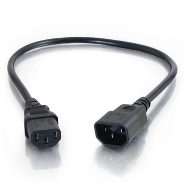 C2G 88504 câble électrique Noir 3 m Coupleur C13 Coupleur C14