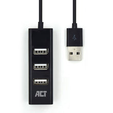 ACT AC6205 hub & concentrateur USB 2.0 480 Mbit/s Noir ACT