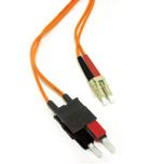 C2G 2m LC/SC LSZH Duplex 50/125 Multimode Fibre Patch Cable câble de fibre optique Orange C2G