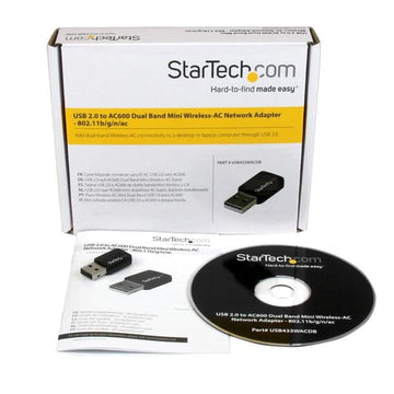 StarTech.com USB433WACDB carte et adaptateur réseau WLAN 433 Mbit/s StarTech.com