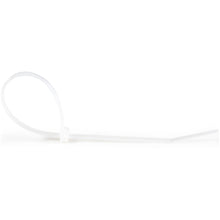 StarTech.com CBMZT8NK serre-câbles Attache de câble détachable Nylon, Plastique Blanc 1000 pièce(s)