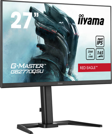 iiyama G-MASTER GB2770QSU-B5 écran plat de PC 68,6 cm (27") 2560 x 1440 pixels Wide Quad HD LED Noir
