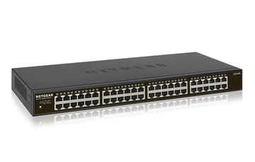 NETGEAR GS348 Non-géré Gigabit Ethernet (10/100/1000) 1U Noir Netgear