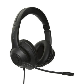 Targus AEH102GL headphones/headset Casque Avec fil Arceau Appels/Musique USB Type-A Noir Targus