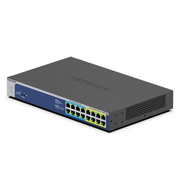 NETGEAR GS516UP Non-géré Gigabit Ethernet (10/100/1000) Connexion Ethernet, supportant l'alimentation via ce port (PoE) Gris Netgear