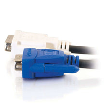 C2G 1m DVI-A M / HD15 M Cable VGA (D-Sub) Noir