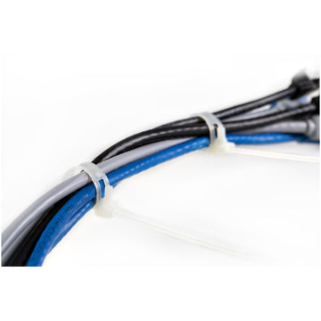StarTech.com CBMZTRB5 serre-câbles Attache de câble détachable Nylon, Plastique Blanc 100 pièce(s)