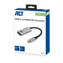 ACT AC7010 adaptateur graphique USB 4096 x 2160 pixels Gris ACT