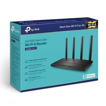 TP-Link Archer AX12 wireless router Fast Ethernet Bi-bande (2,4 GHz / 5 GHz) Noir