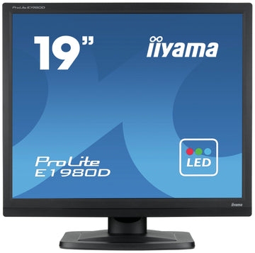 iiyama ProLite E1980D-B1 LED display 48,3 cm (19") 1280 x 1024 pixels XGA Noir iiyama