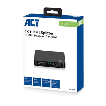 ACT AC7835 répartiteur vidéo HDMI 2x HDMI ACT