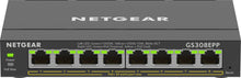 NETGEAR 8-Port Gigabit Ethernet High-Power PoE+ Plus Switch (GS308EPP) Géré L2/L3 Gigabit Ethernet (10/100/1000) Connexion Ethernet, supportant l'alimentation via ce port (PoE) Noir Netgear