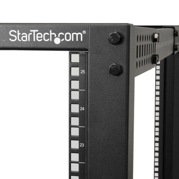 StarTech.com 4POSTRACK25U étagère 25U Rack autonome Noir