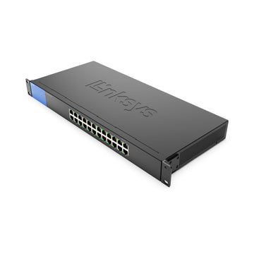 Linksys LGS124 Non-géré L2 Gigabit Ethernet (10/100/1000) 1U Noir