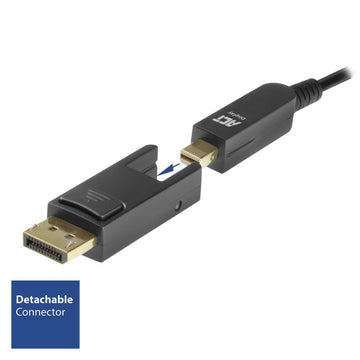 ACT AK4153 câble DisplayPort 25 m Noir