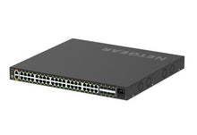 NETGEAR GSM4248PX-100EUS commutateur réseau Géré L2/L3/L4 Gigabit Ethernet (10/100/1000) Connexion Ethernet, supportant l'alimentation via ce port (PoE) Noir Netgear