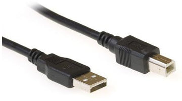 Eminent USB 2.0, 1.8m câble USB 1,8 m USB A USB B Noir Eminent