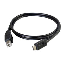 C2G USB 2.0, C - Standard B, 2m câble USB USB C USB B Noir C2G