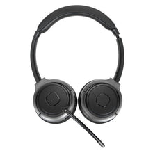 Targus AEH104GL headphones/headset Casque Avec fil &sans fil Arceau Appels/Musique USB Type-C Bluetooth Noir Targus