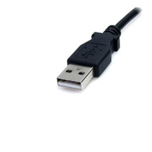 StarTech.com USB2TYPEM câble électrique Noir 0,9 m USB A Barrel type M StarTech.com