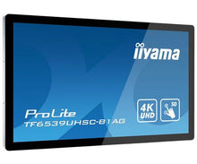 iiyama TF6539UHSC-B1AG tableau blanc interactif et accessoire 165,1 cm (65") 3840 x 2160 pixels Écran tactile Noir USB iiyama