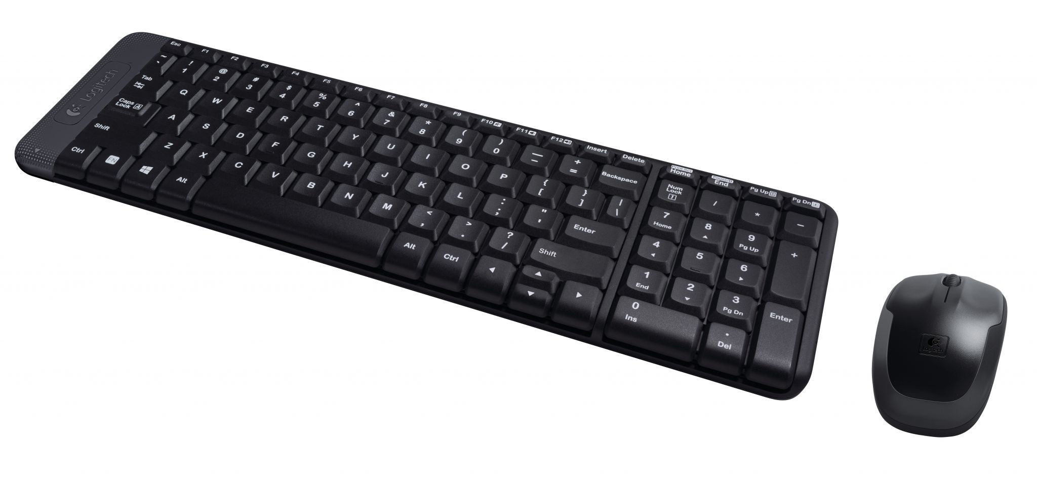 Logitech Wireless Combo MK220 clavier Souris incluse RF sans fil QWERTY US International Noir Logitech