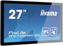 iiyama ProLite TF2738MSC-B2 écran plat de PC 68,6 cm (27") 1920 x 1080 pixels Full HD LED Écran tactile Multi-utilisateur Noir iiyama