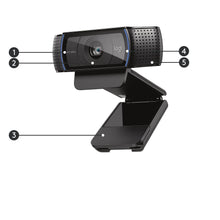 Logitech Hd Pro C920 webcam 3 MP 1920 x 1080 pixels USB 2.0 Noir Logitech